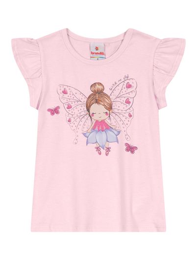 Blusa Infantil menina em malha Brandili - 2