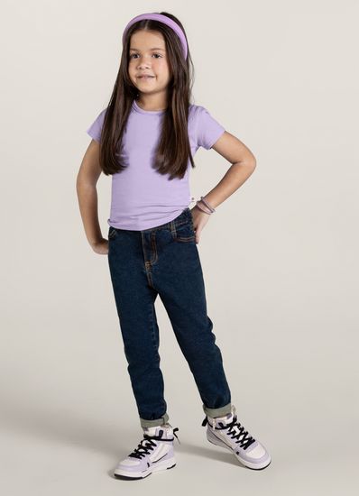 Calça jeans infantil menina Brandili - 10