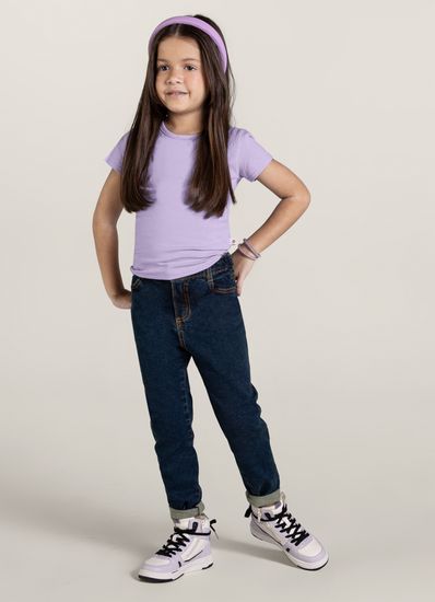 Calça jeans infantil menina Brandili - 4