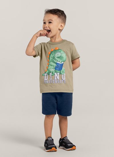 Camiseta em malha infantil menino Brandili - 1