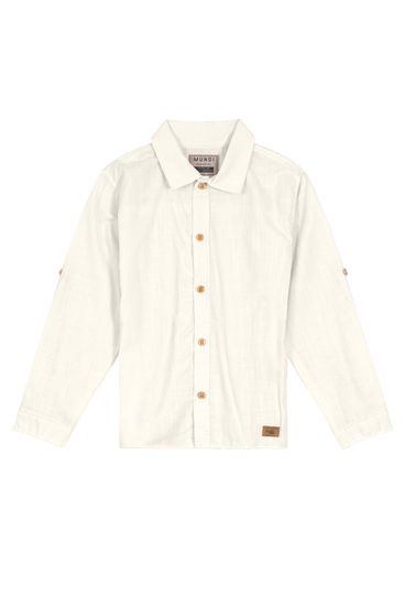 Camisa manga longa infantil menino Mundi - 6
