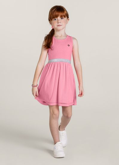 Vestido em cotton infantil menina Brandili - 10