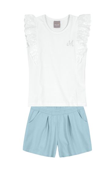 Conjunto infantil menina Mundi - 6