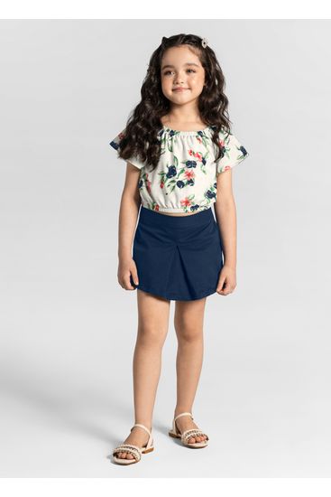Conjunto infantil menina Mundi - 4