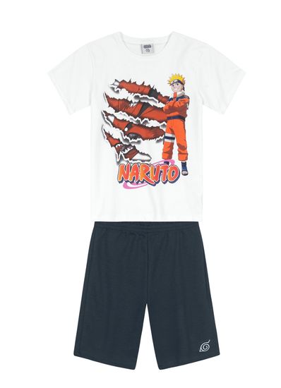 Conjunto Naruto infantil menino Brandili - 10