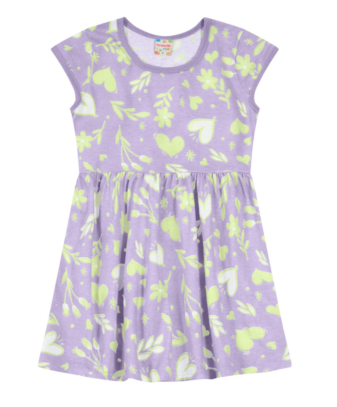 VESTIDO LONGO INFANTIL MENINA ESTAMPADO