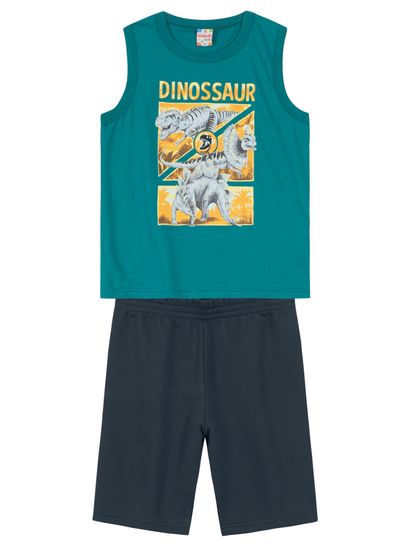 Conjunto-regata-dinossauro-Infantil-menino-Brandili