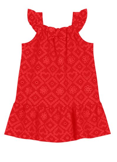 Vestido em cotton infantil Mundi - M