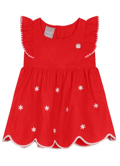 Vestido Infantil bordado Mundi - G