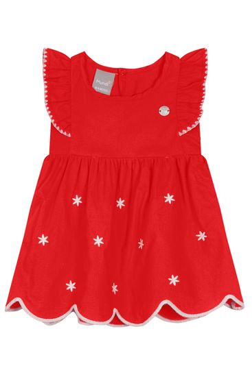 Vestido Infantil bordado Mundi - P