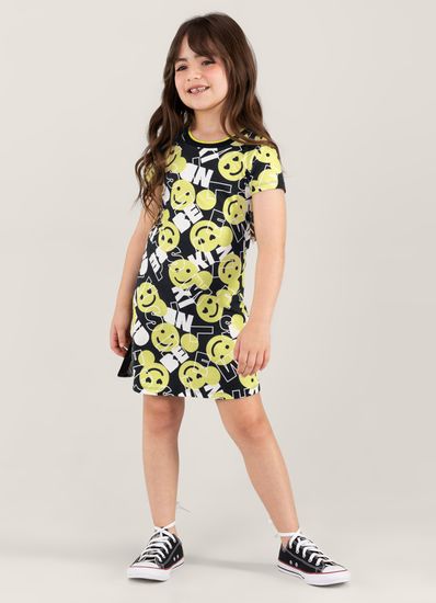 Vestido de cotton infantil menina Brandili - 4