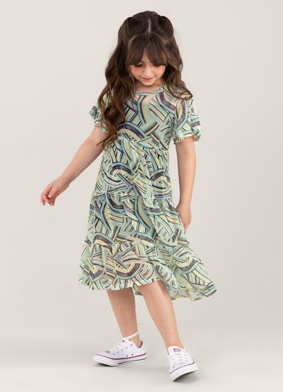 Vestido de Tule infantil menina Brandili - 4