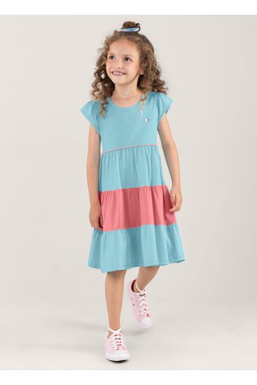 Vestido em malha infantil menina Brandili - 4