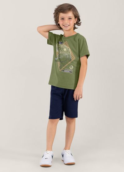 Camiseta em malha infantil menino Brandili - 16