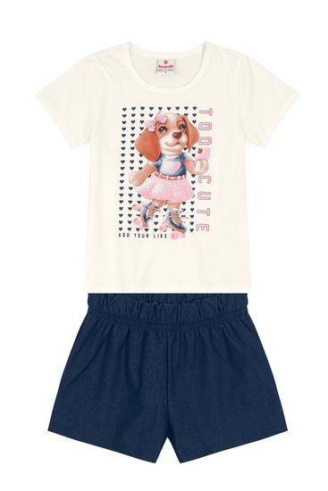 Conjunto infantil menina Brandili - 4