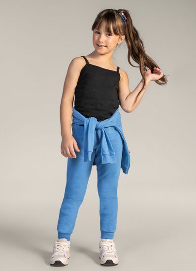 Blusa básica infantil menina em cotton Brandili - 10