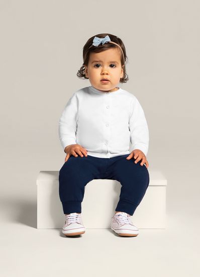 Casaco bebe unissex de cotton Brandili Baby Casaco bebê unissex de cotton Brandili Baby - 1