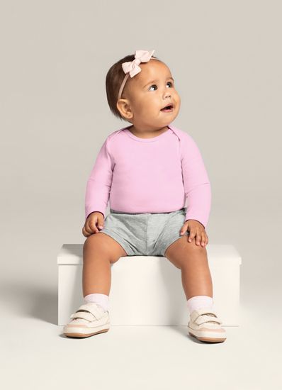 Shorts básico bebê unissex de malha Brandili Baby - G