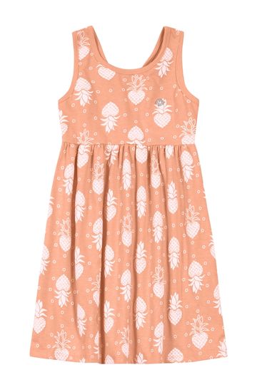 Vestido Infantil Menina De Abacaxis Brandili - 4