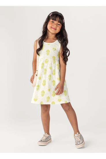 Vestido Infantil Menina De Abacaxis Brandili - 6