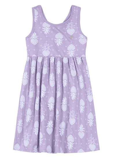 Vestido Infantil Menina De Abacaxis Brandili - 8