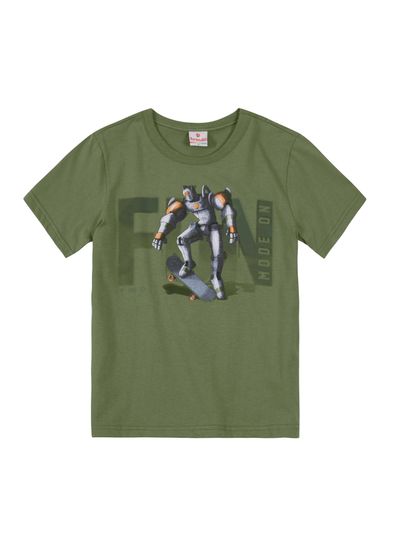 Camiseta infantil menino de robô Brandili - 4