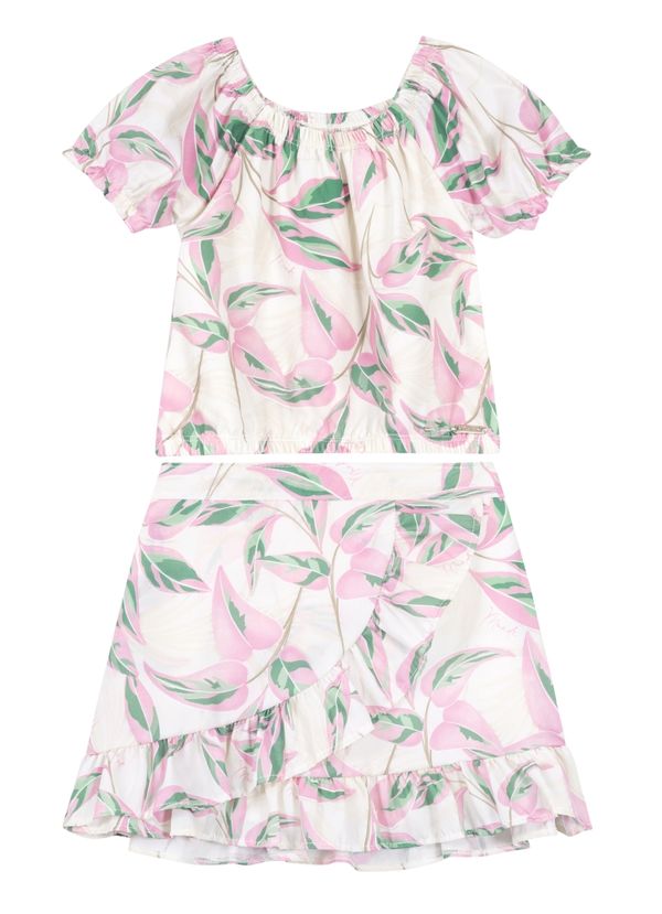 Conjunto Infantil Menina Em Viscose Mundi - 6