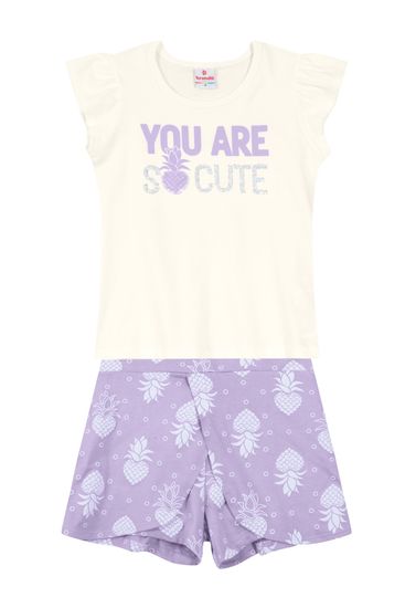 Conjunto Infantil Menina De Abacaxis Brandili - 8