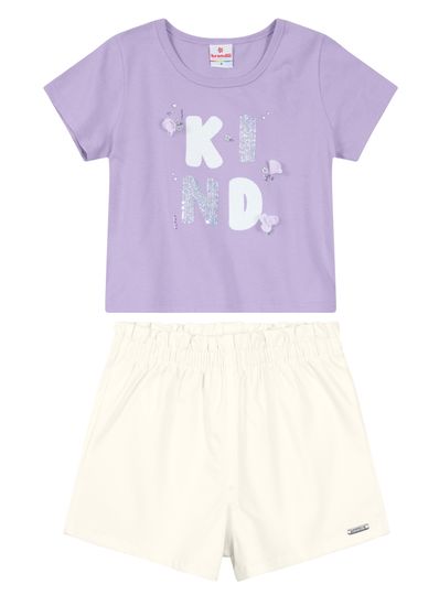 Conjunto Infantil Menina Amável Brandili - 4