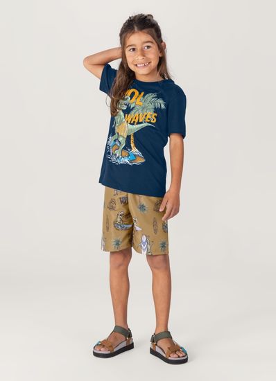Conjunto Infantil Menino Com Camiseta E Bermuda Brandili - 8