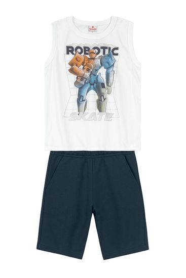Conjunto Infantil Menino Robô Brandili - 8