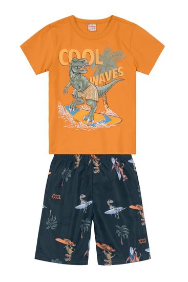 Conjunto infantil menino de dinossauro Brandili - 10