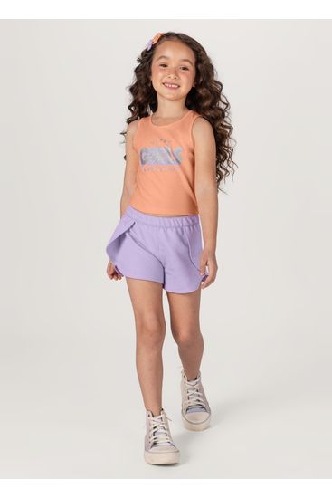 Conjunto infantil menina com glitter Brandili - 8