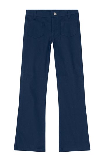 Calça Flare Sarja Cotelê Infantil Menina Mundi - 6