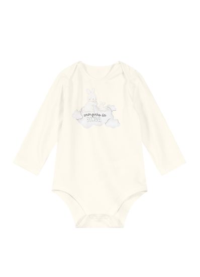 Body Manga Longa Cotton Bebê Unissex Brandili Baby - GG