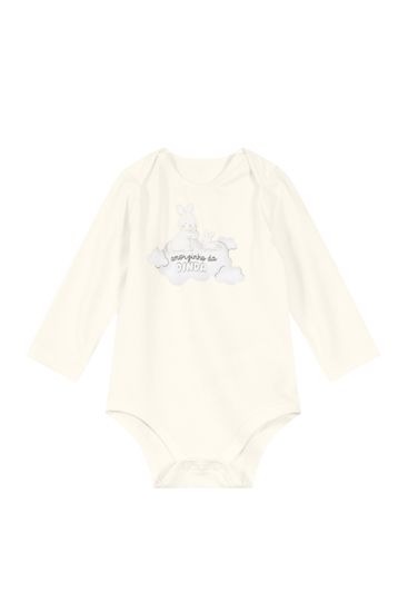 Body Manga Longa Cotton Bebê Unissex Brandili Baby - M