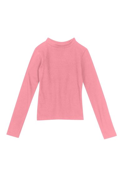 Blusa Básica Em Ribana Infantil Menina Brandili - 6