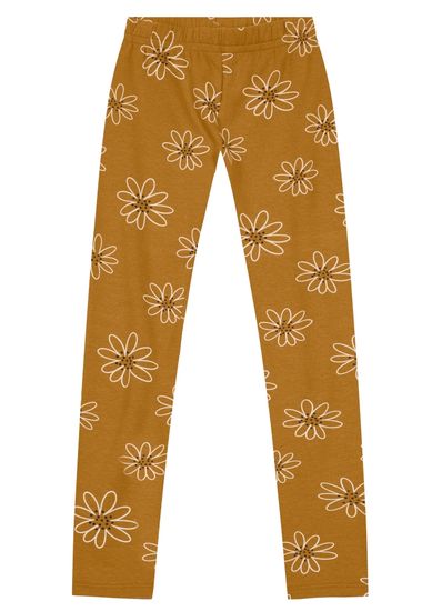 Calça Legging Básica Estampada Infantil Menina Brandili - 3