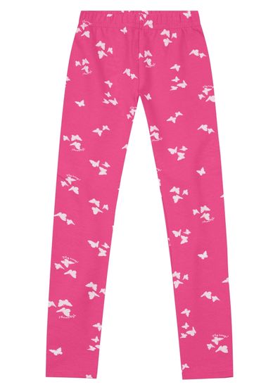 Calça Legging Básica Estampada Infantil Menina Brandili - 2