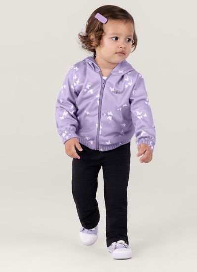 Jaqueta Com Capuz Soft Infantil Menina Brandili - 1