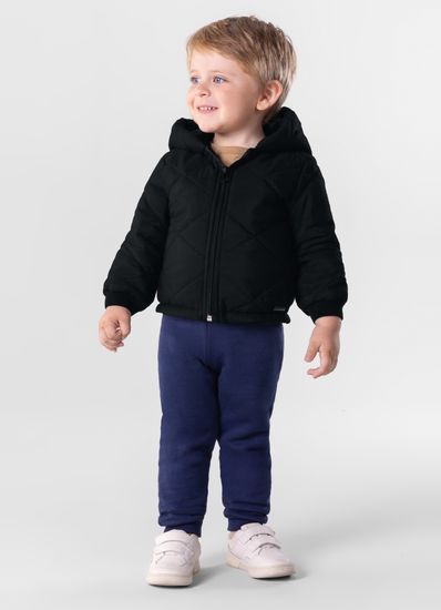 Jaqueta Puffer Básica Infantil Unissex Brandili - 6