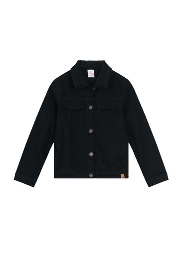 Jaqueta Sarja Com Pelinho Infantil Menina Brandili - 6