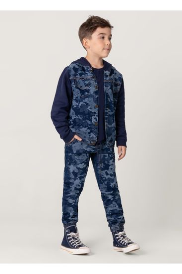 Jaqueta Jeans Super Comfort Infantil Menino Brandili - 4