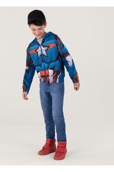 Jaqueta Microfibra Os Vingadores Infantil Unissex Brandili - 10