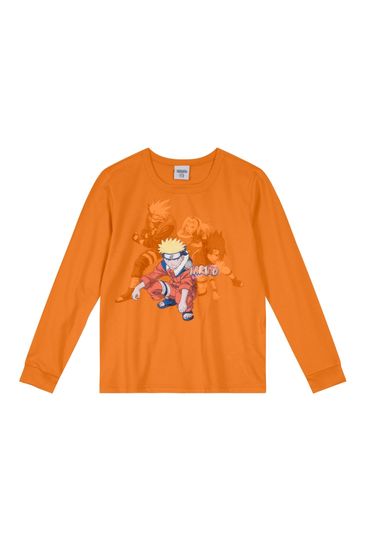 Camiseta Naruto Em Malha Infantil Unissex Brandili - 8