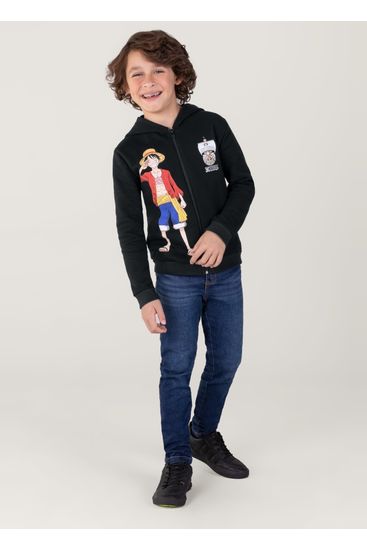 Jaqueta De Moletom Unissex One Piece Infantil Brandili - 6
