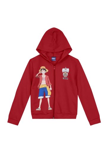 Jaqueta De Moletom Unissex One Piece Infantil Brandili - 8