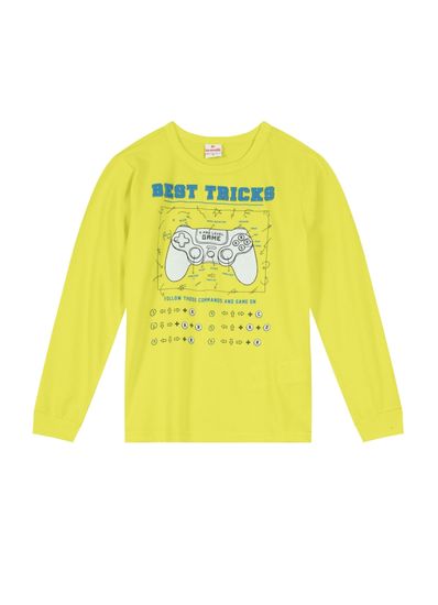 Camiseta Gamer Em Malha Infantil Menino Brandili - 6