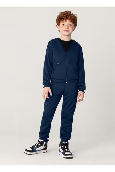 Jaqueta Básica Em Moletom Sport Infantil Menino Brandili - 6