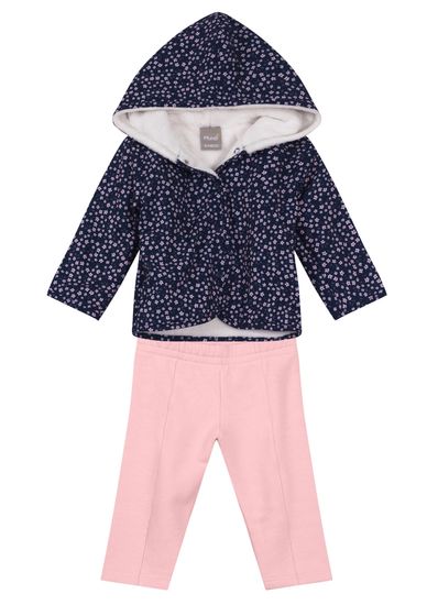 Conjunto infantil menina floral peluciado Mundi - P